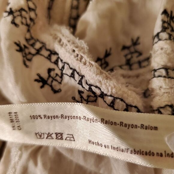 Free People Wild One Embroidered Top Sz S - Picture 12 of 12